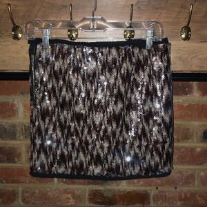 Rachel Roy Sequin Mini Skirt - Sz 0